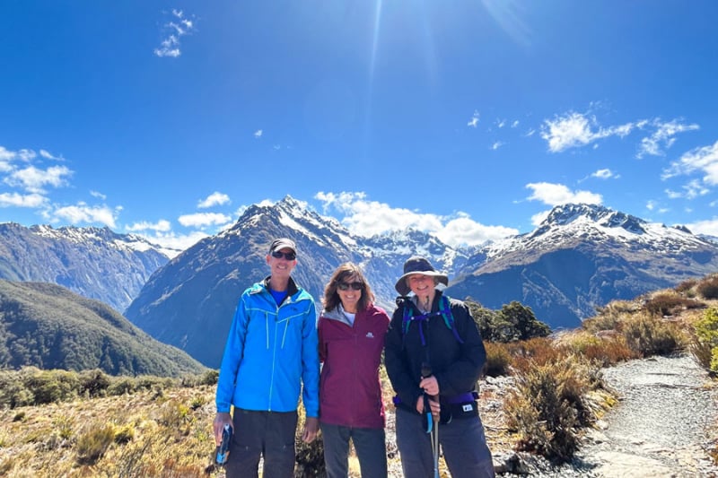 three guests key summit routeburn track 2